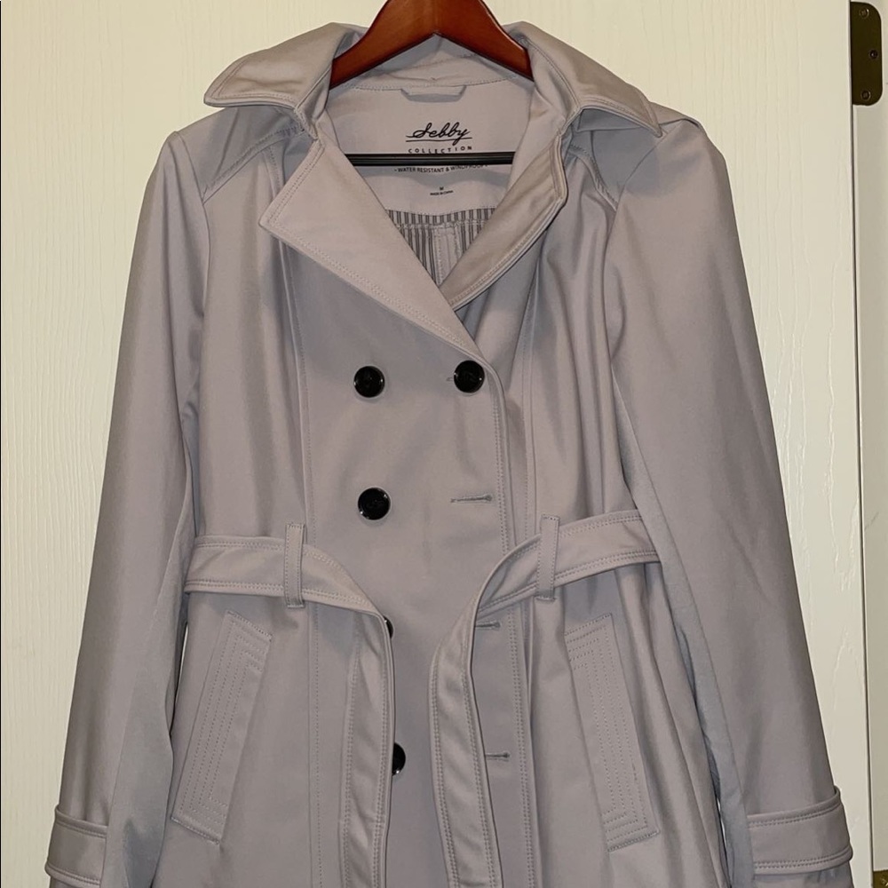 Sebby – Soft Shell Double Breast Water Resistant Trench Coat
LIGHT GREY / M / M